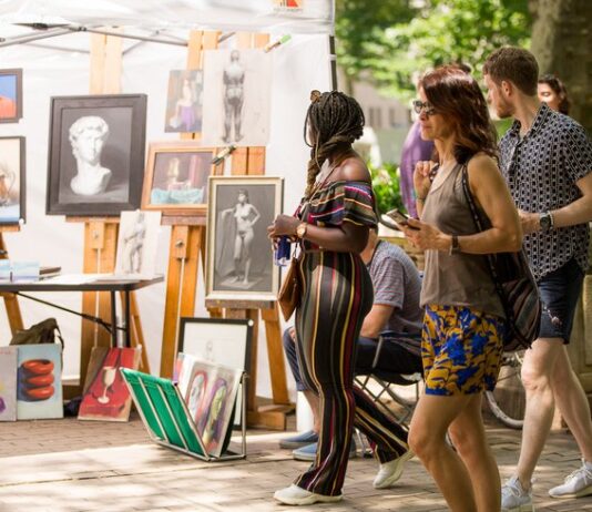 Triển lãm Mỹ thuật Rittenhouse Square trở lại vào tháng 6 với triển lãm trị liệu nghệ thuật