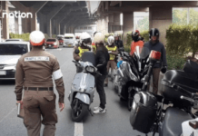 Thái Lan tăng 4 lần mức phạt không đội mũ bảo hiểm