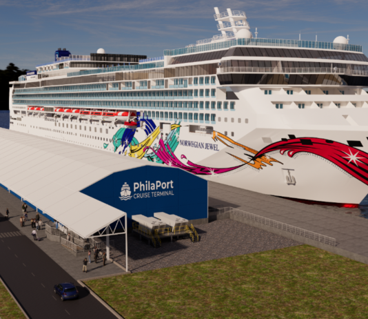 Nhà ga tàu du lịch mới của Philadelphia: Hãng Norwegian Cruise Lines sẽ bắt đầu hoạt động vào tháng Tư.