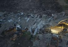 Sạt lở núi rác khổng lồ, 1 người tử vong, 38 người mất tích